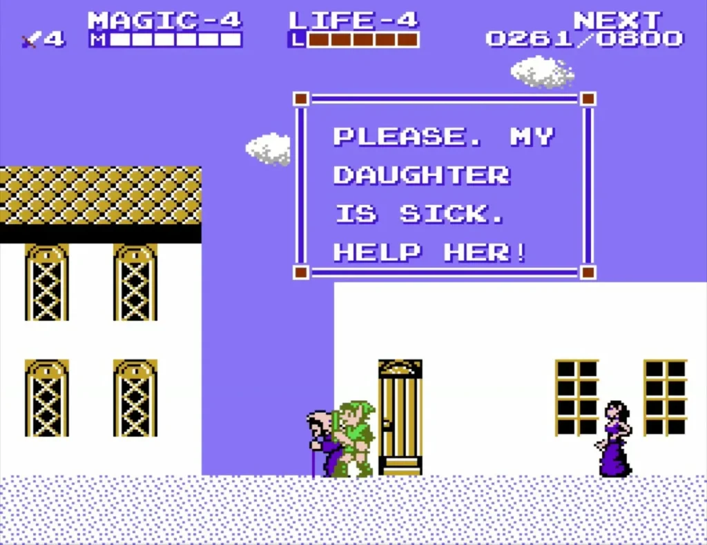 Purple-robed old woman pleading for help outside her house in Mido Purple-robed old woman pleading for help outside her house in Mido