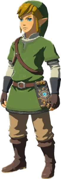 Link wearing the Armor of the Sky Link wearing the Armor of the Sky