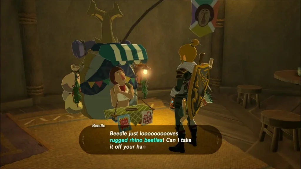 Beedle begging for a rugged rhino beetle inside a stable Beedle begging for a rugged rhino beetle inside a stable