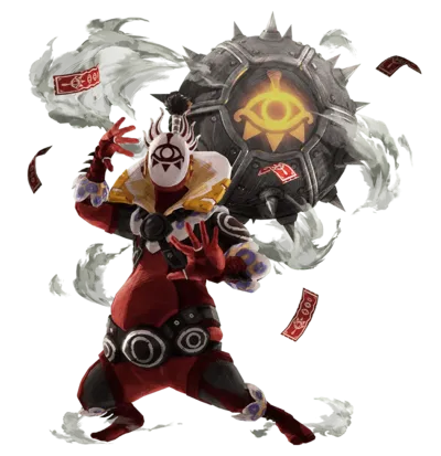Artwork of Master Kohga, leader of the Yiga Clan, Artwork of Master Kohga, leader of the Yiga Clan,