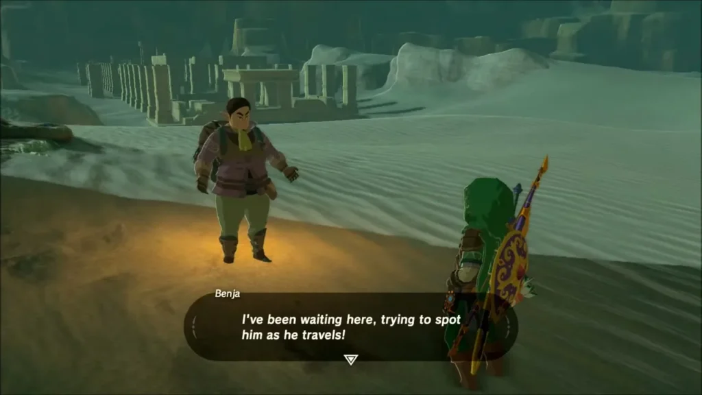 Benja saying he is waiting to spot the man who snuck in Benja saying he is waiting to spot the man who snuck in