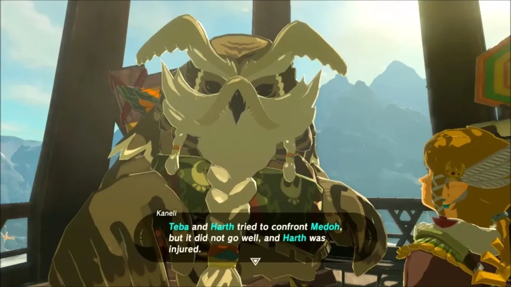 Kaneli explaining that Teba and Harth tried to confront Vah Medoh Kaneli explaining that Teba and Harth tried to confront Vah Medoh