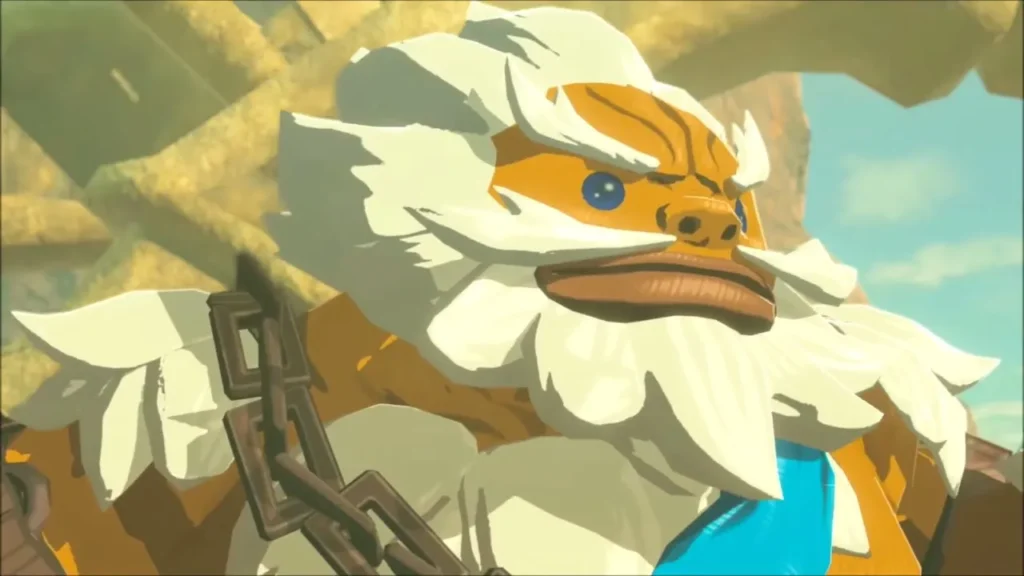 Close-up of the Goron champion Daruk Close-up of the Goron champion Daruk