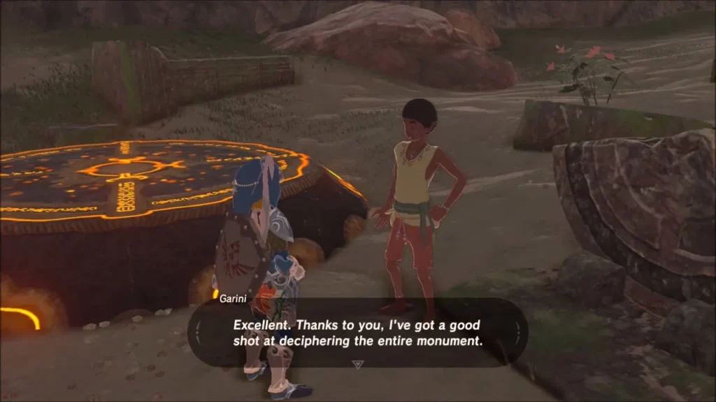 Garini says he can now decipher the whole monument at Palmorae Ruins Garini says he can now decipher the whole monument at Palmorae Ruins