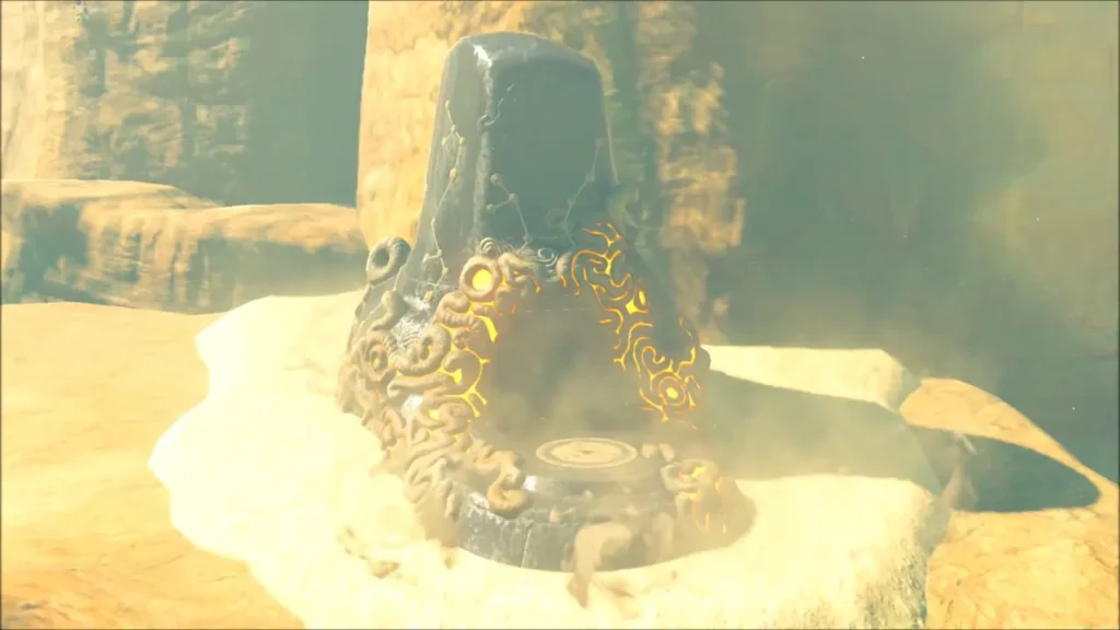 The shrine rising out of the sand The shrine rising out of the sand