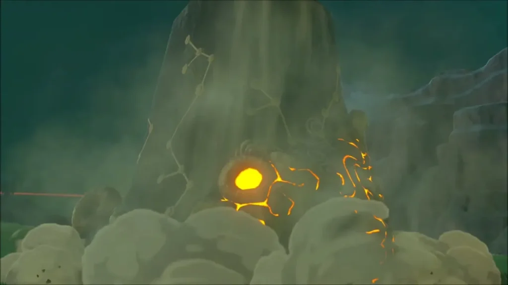 Mijah Rokee Shrine bursting up out of the ground in clouds of dust Mijah Rokee Shrine bursting up out of the ground in clouds of dust