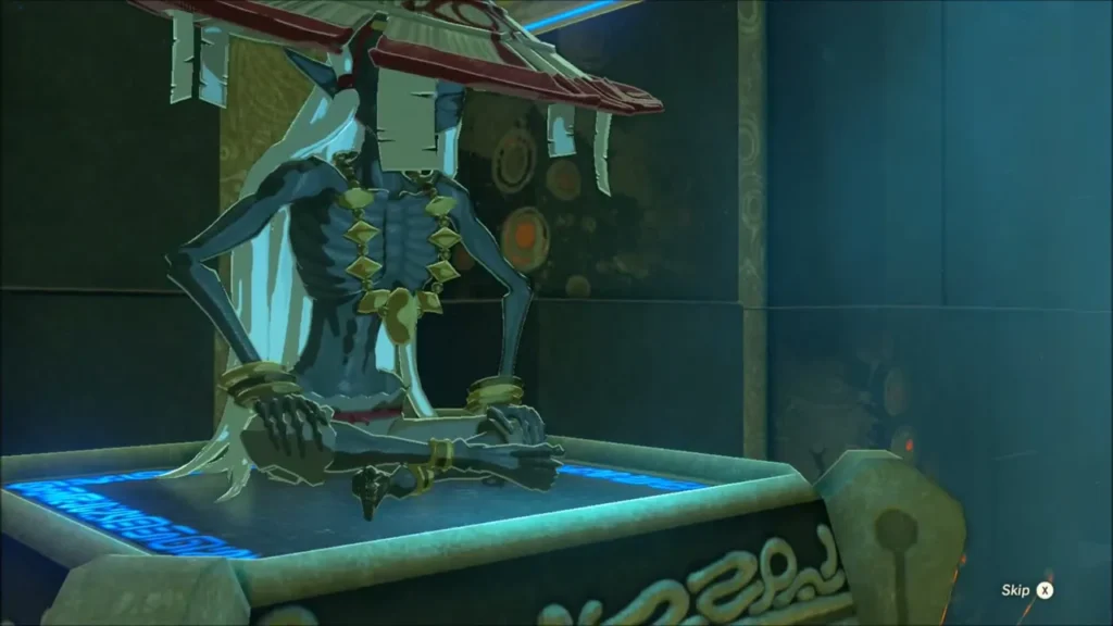 The monk Maag No'rah seated on his altar The monk Maag No'rah seated on his altar