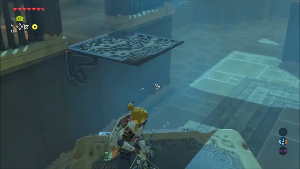 Link on the pillar with the laser switch ahead Link on the pillar with the laser switch ahead