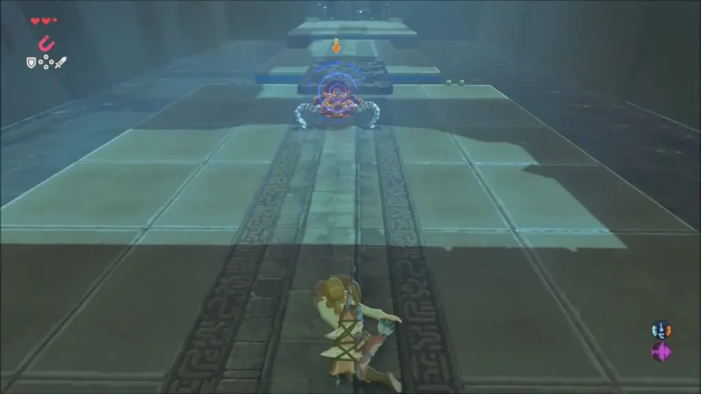 A small Guardian Scout waiting at the far end of the hall A small Guardian Scout waiting at the far end of the hall