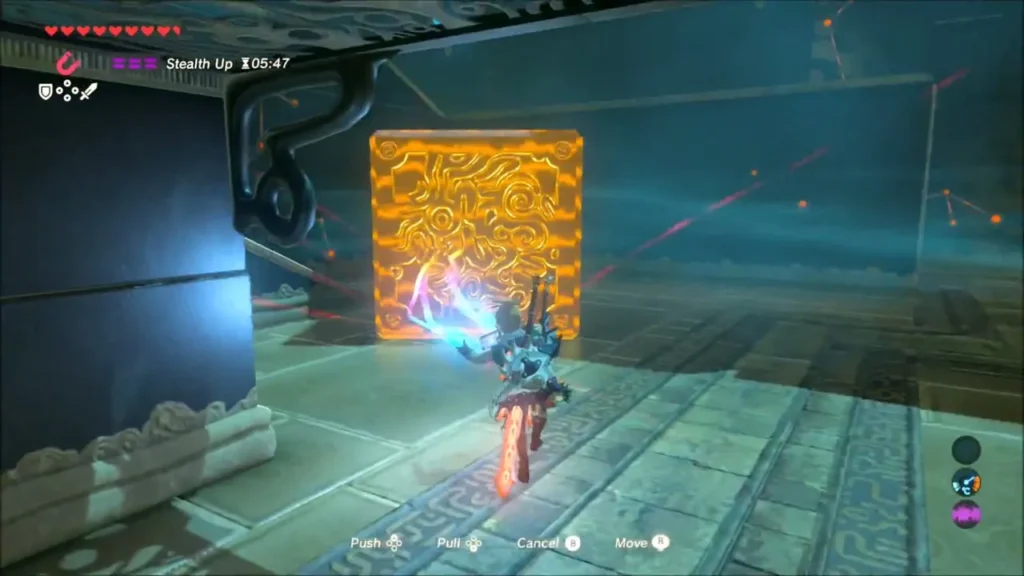 Link moving the second metal box with Magnesis Link moving the second metal box with Magnesis