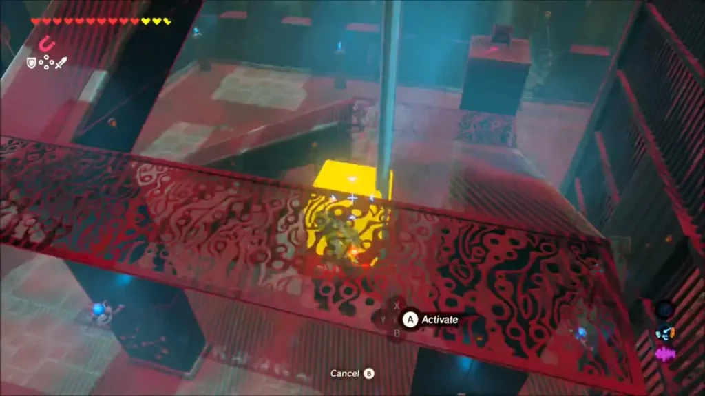 Magnesis-held metal cube hovering above a moving platform Magnesis-held metal cube hovering above a moving platform