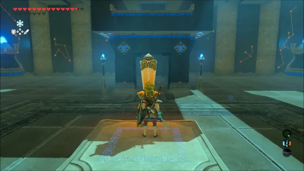 Link on the launch platform by the central switch Link on the launch platform by the central switch