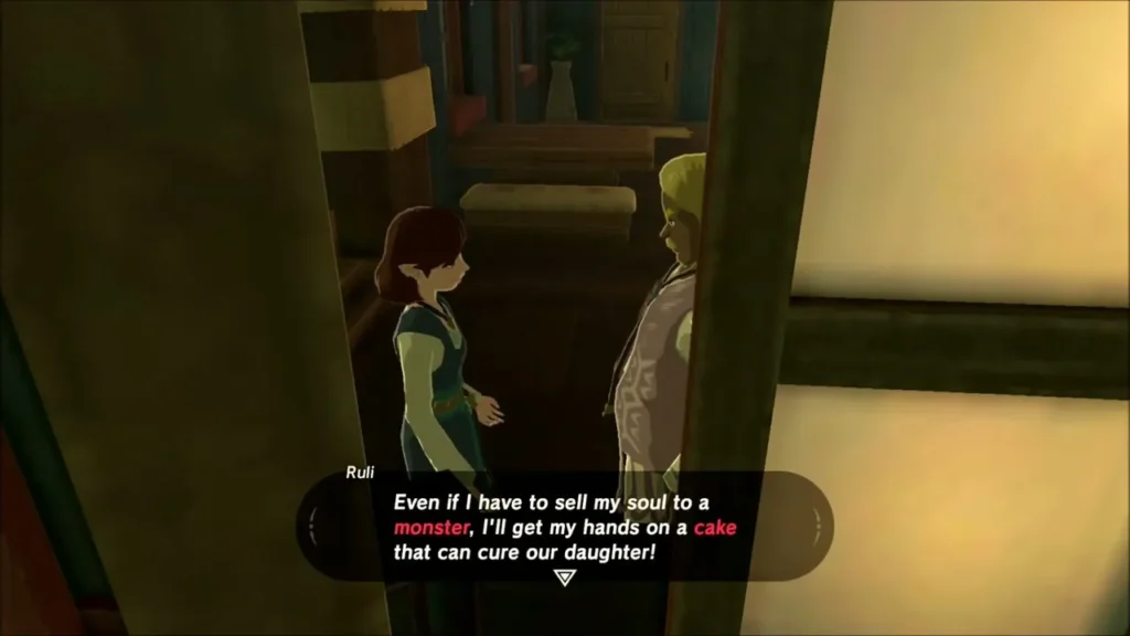 Ruli vowing to get a cake that can cure their daughter