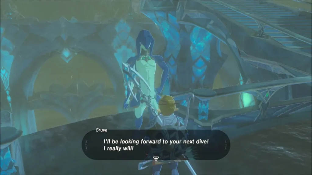 Gruve says he looks forward to Link's next dive Gruve says he looks forward to Link's next dive