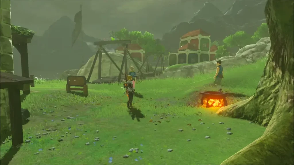The campfire spot near Hateno where Bolson and Karson sit The campfire spot near Hateno where Bolson and Karson sit