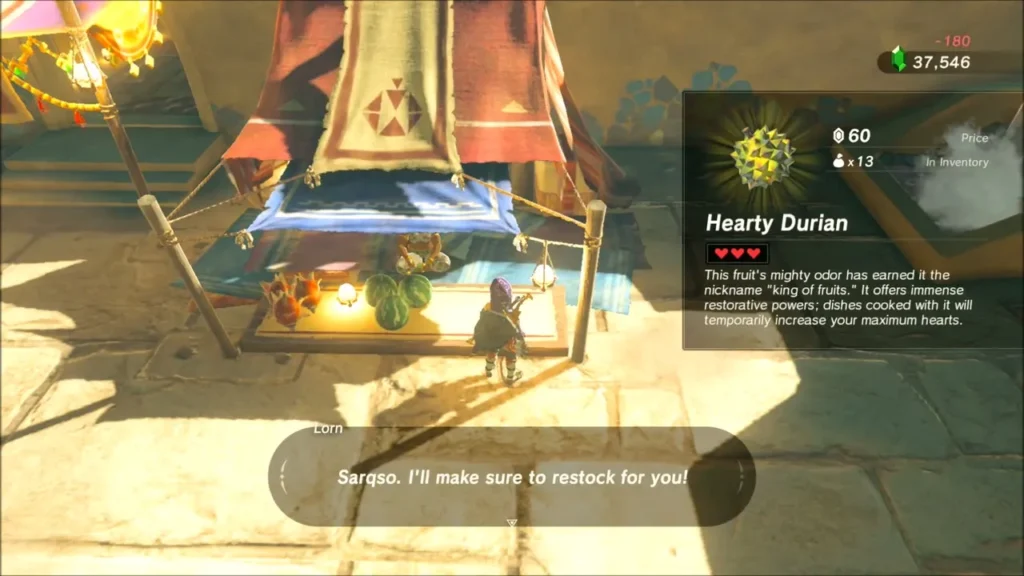Link at the merchant stall buying a Hearty Durian Link at the merchant stall buying a Hearty Durian