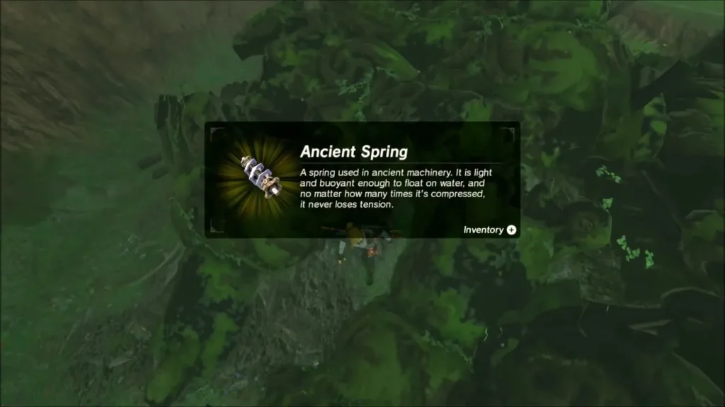 Ancient Spring item box after searching the Guardian wreck Ancient Spring item box after searching the Guardian wreck