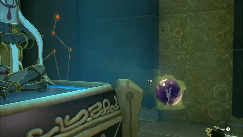 A Spirit Orb floating beside the monk's altar A Spirit Orb floating beside the monk's altar