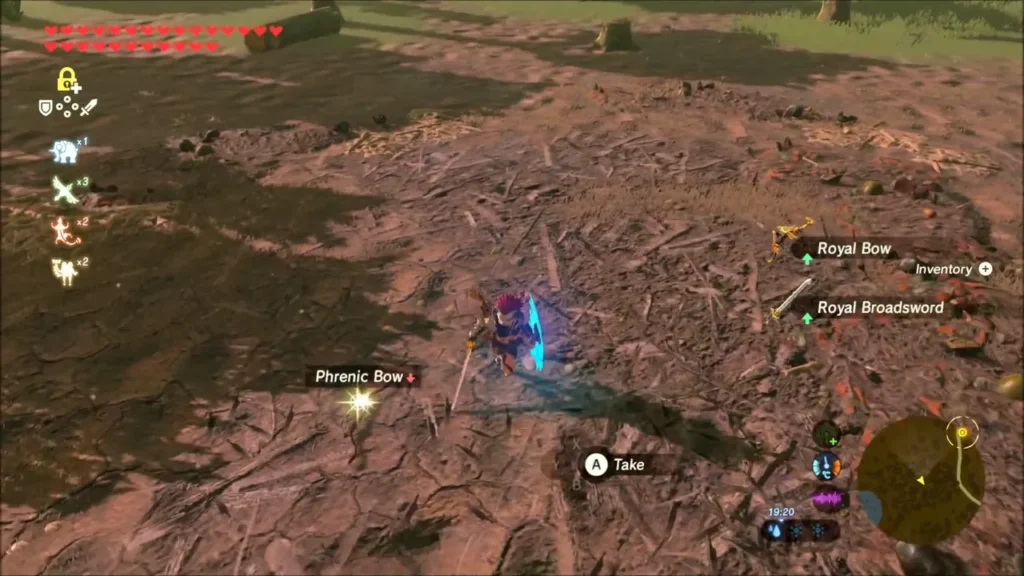 Phrenic Bow and Royal Bow among the Hinox drops Phrenic Bow and Royal Bow among the Hinox drops