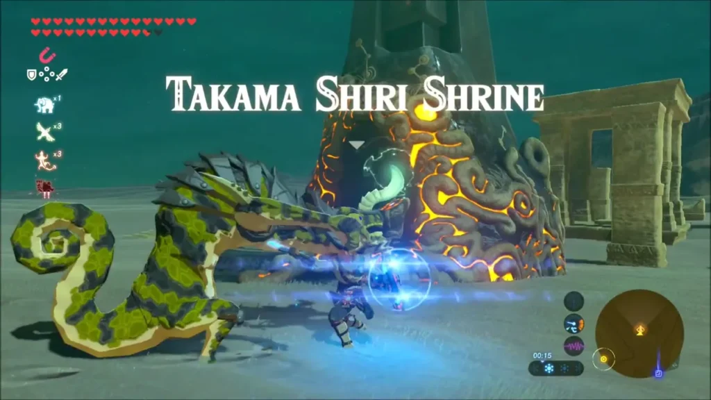 Link fighting a Lizalfos by Takama Shiri Shrine Link fighting a Lizalfos by Takama Shiri Shrine