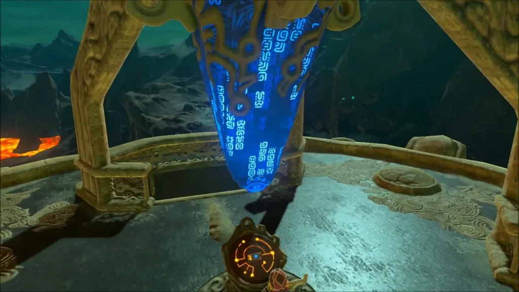 Blue map data beaming up from the tower terminal Blue map data beaming up from the tower terminal