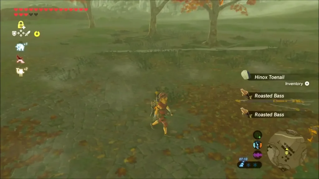 Hinox Toenail picked up after the fight Hinox Toenail picked up after the fight