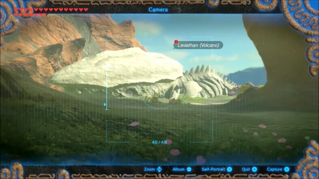 Camera lined up on the Leviathan skull and bones, tagged Leviathan (Volcano) Camera lined up on the Leviathan skull and bones, tagged Leviathan (Volcano)