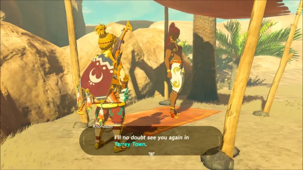 Rhondson telling Link she will see him again in Tarrey Town Rhondson telling Link she will see him again in Tarrey Town