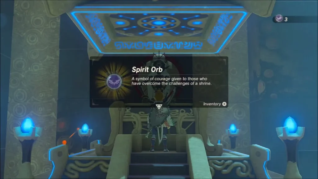Spirit Orb item box in front of Monk Tawa Jinn