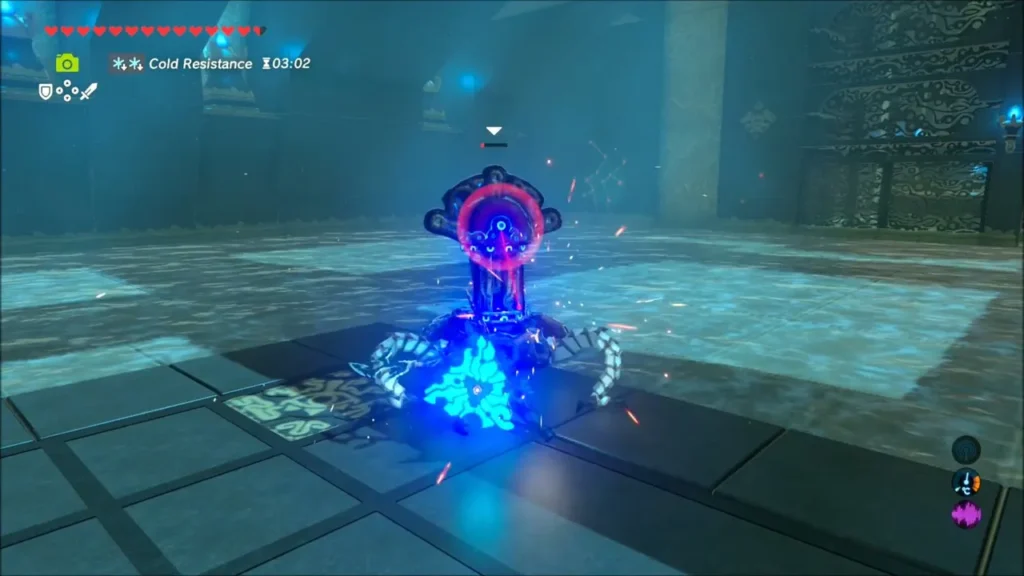 Damaged Guardian Scout IV sparking with its red eye lit Damaged Guardian Scout IV sparking with its red eye lit
