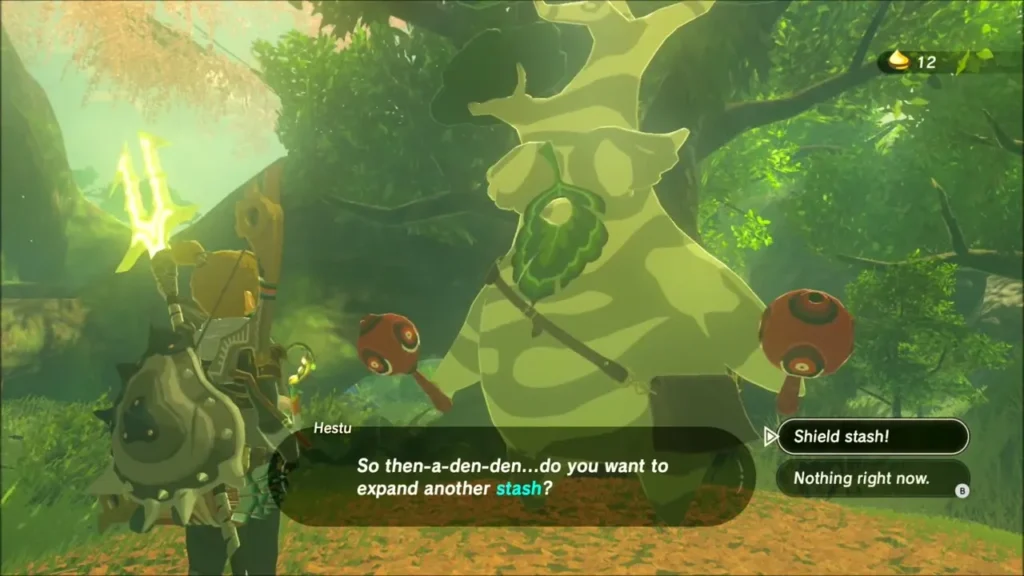 Hestu offering Link another stash expansion for the shield slot Hestu offering Link another stash expansion for the shield slot
