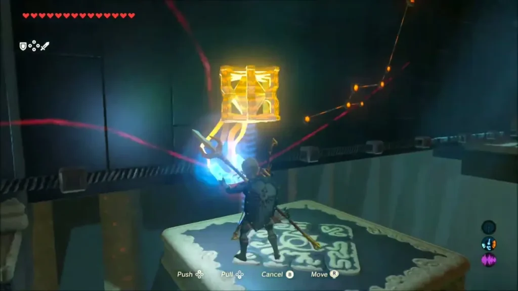Link lifting the electric cage with Magnesis Link lifting the electric cage with Magnesis