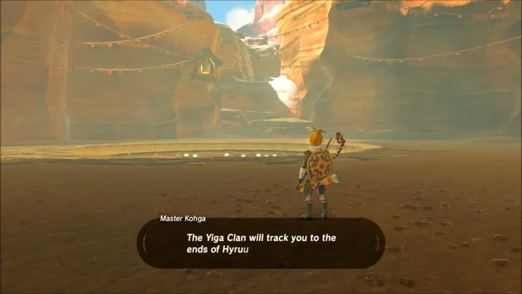 Kohga warns the Yiga Clan will track Link down after defeat Kohga warns the Yiga Clan will track Link down after defeat