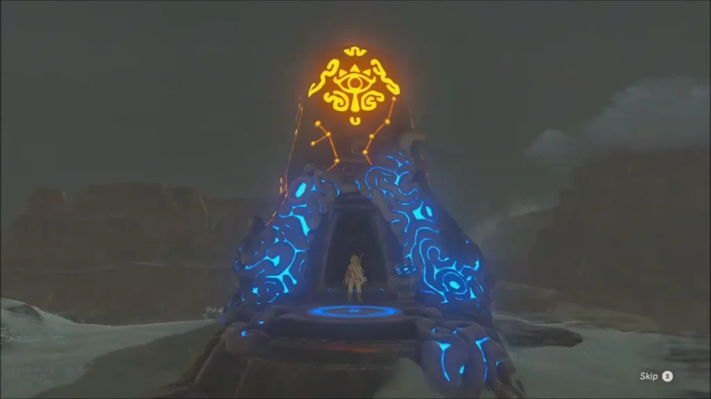 Keh Namut Shrine glowing at its entrance on the snowy slope Keh Namut Shrine glowing at its entrance on the snowy slope