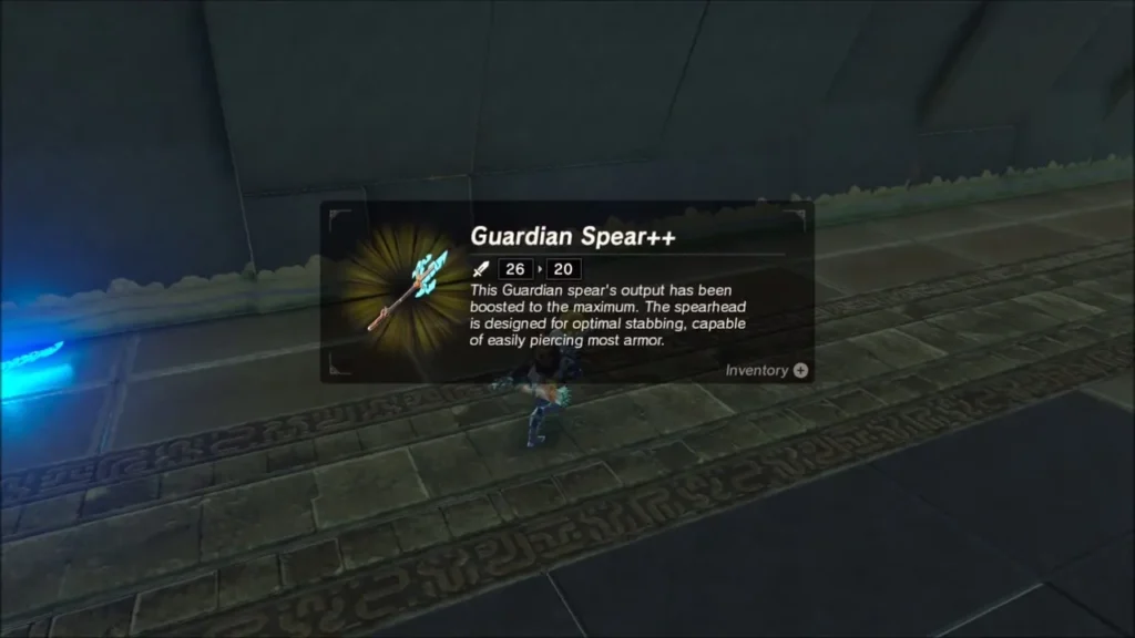 Guardian Spear++ item box after the Scout is destroyed