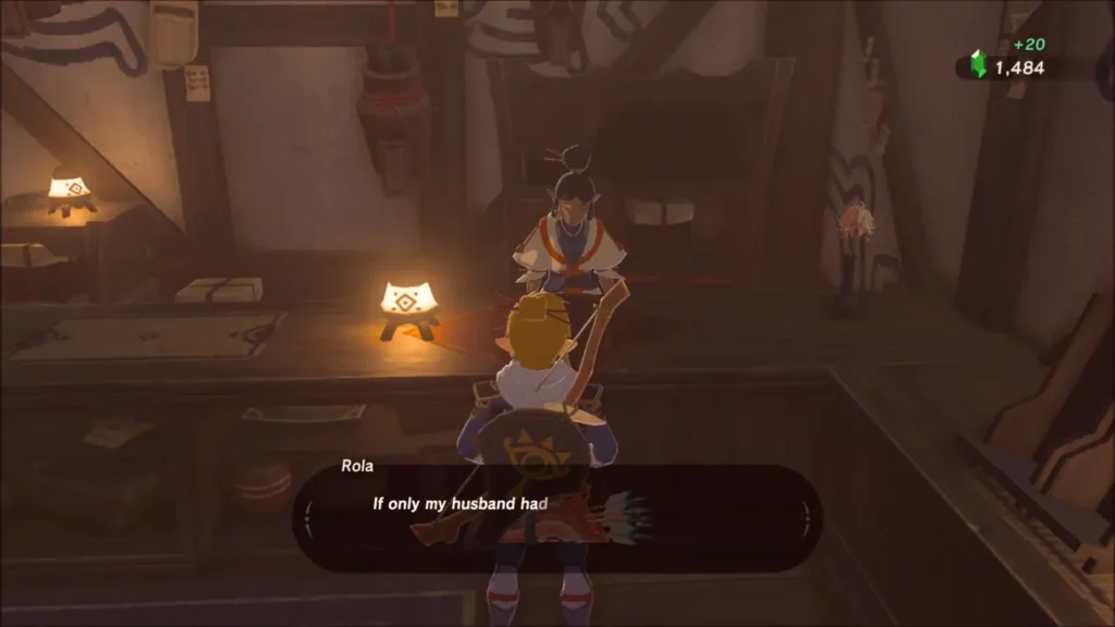 Rola paying Link 20 Rupees for finishing the challenge