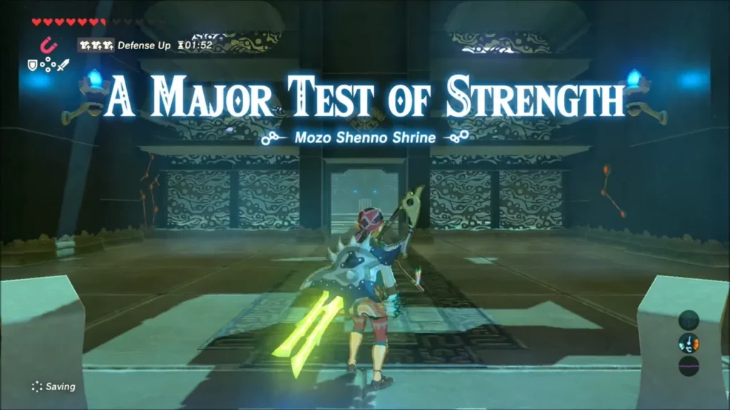 The Major Test of Strength title over Mozo Shenno Shrine The Major Test of Strength title over Mozo Shenno Shrine