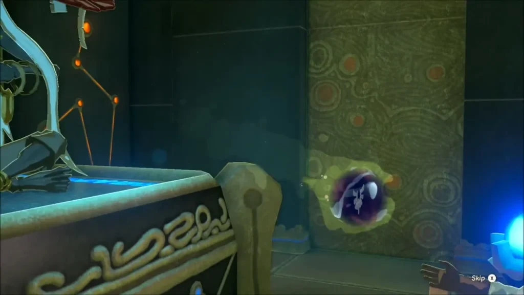A Spirit Orb floating beside the monk's altar A Spirit Orb floating beside the monk's altar