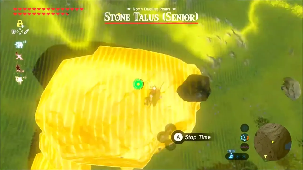 Stone Talus Senior frozen in gold by Stasis at North Dueling Peaks Stone Talus Senior frozen in gold by Stasis at North Dueling Peaks