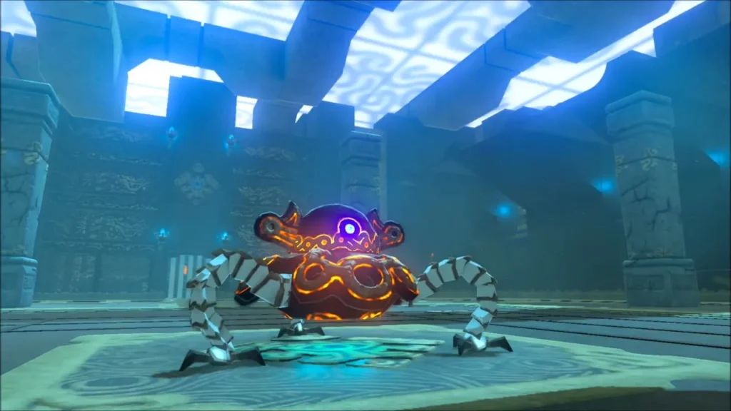 A Guardian Scout waiting in the Sasa Kai Shrine arena A Guardian Scout waiting in the Sasa Kai Shrine arena