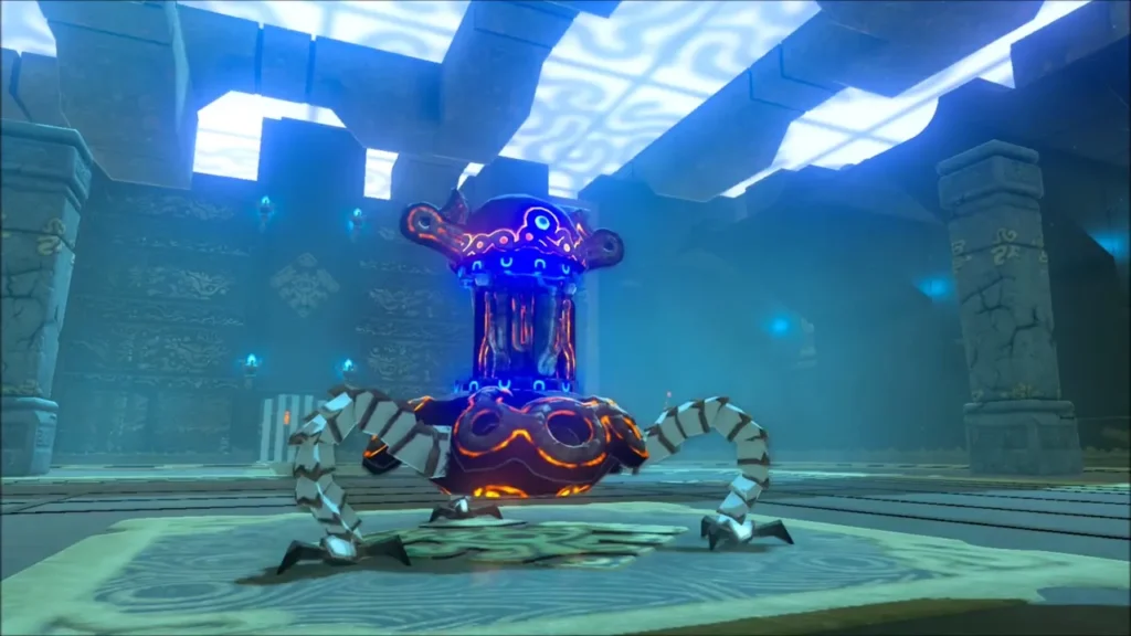 The Guardian Scout III waiting in the shrine trial chamber The Guardian Scout III waiting in the shrine trial chamber