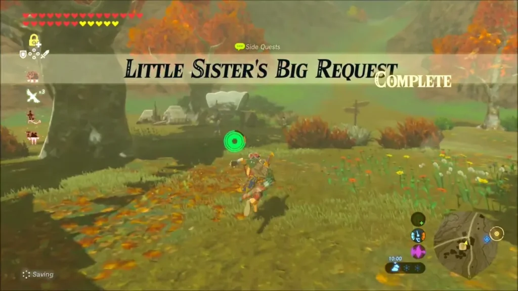 Little Sister's Big Request Complete banner over the stable grounds Little Sister's Big Request Complete banner over the stable grounds