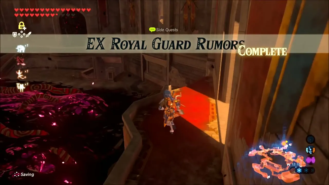 EX Royal Guard Rumors complete banner in the Sanctum EX Royal Guard Rumors complete banner in the Sanctum