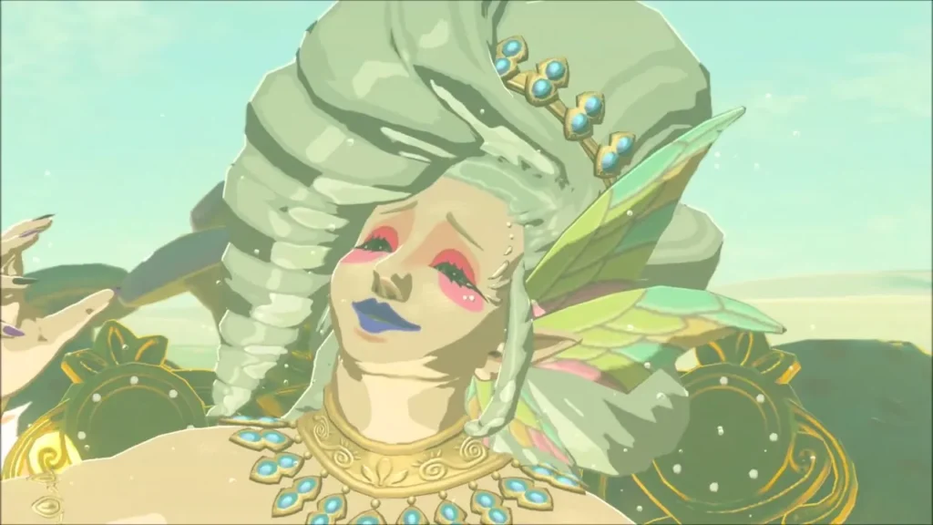 Great Fairy Tera rising and smiling after being freed Great Fairy Tera rising and smiling after being freed