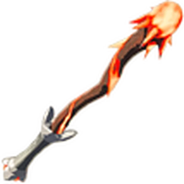 Inventory icon for the Fire Rod from Breath of the Wild Inventory icon for the Fire Rod from Breath of the Wild
