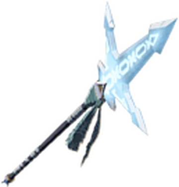 Inventory icon for the Frostspear from Breath of the Wild Inventory icon for the Frostspear from Breath of the Wild