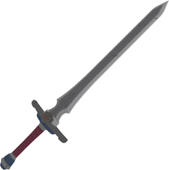 3D model render of the Knight's Broadsword from Breath of the Wild 3D model render of the Knight's Broadsword from Breath of the Wild
