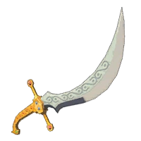 Inventory icon for the Moonlight Scimitar from Breath of the Wild Inventory icon for the Moonlight Scimitar from Breath of the Wild