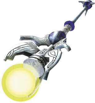 Official artwork of the High Dominion Rod, a Dominion Rod weapon Official artwork of the High Dominion Rod, a Dominion Rod weapon