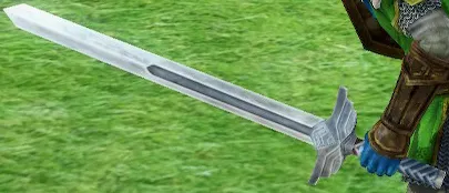 Official model of the Knight's Sword, the first weapon of Link's Hylian Sword type Official model of the Knight's Sword, the first weapon of Link's Hylian Sword type